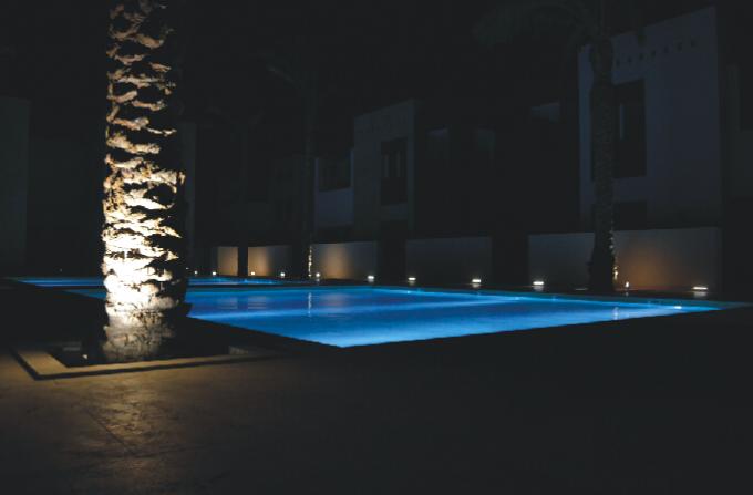 C4YB0657 C4YB0618 6 * 2W LED Yüzme Havuzu Işıkları, Kolay Kurulum LED Sualtı Fıskiye Işıkları 4