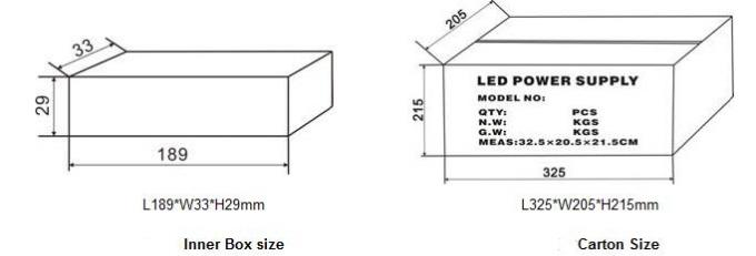 30W IP67 Su Geçirmez LED Güç Kaynağı Küçük Boy Alüminyum Muhafaza 170~250VAC Giriş 2
