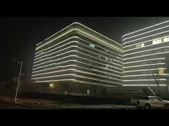Konumlandırılabilir DMX LED Neon Şerit Bina Çizelgesi Dekoratif Işıklandırma için Dinamik RGBW Renk Değişimi