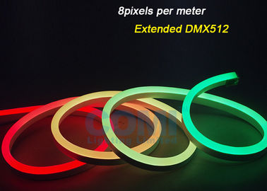 WS2812 Programlanabilir Dome DMX Dijital Piksel LED Neon Şerit 12W / M 60LEDs / m