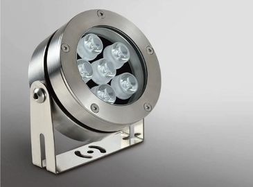 24VDC 9 * 2W 316L Paslanmaz Çelik Ayarlanabilir Braketli LED Sualtı Spot Işık 18W 1200LM