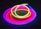Kontur Profili Tatil Dekorasyonu İçin Suya Dayanıklı 24V Çok RGB Renkli Neon LED Şerit Işıklar