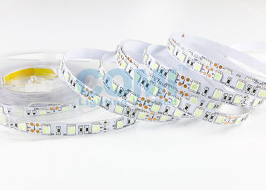 Buz Mavisi Renkli Dekoratif 5050 Esnek LED Şerit Işıklar 25000 - 35000K 14.4W / Metre
